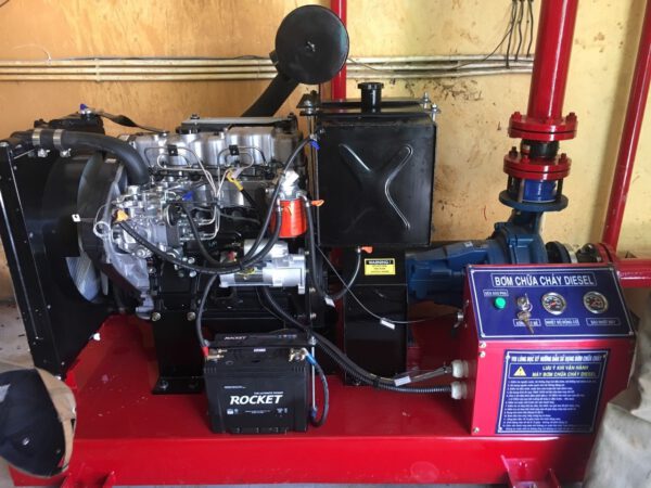 máy bơm chữa cháy diesel 90hp 75kw