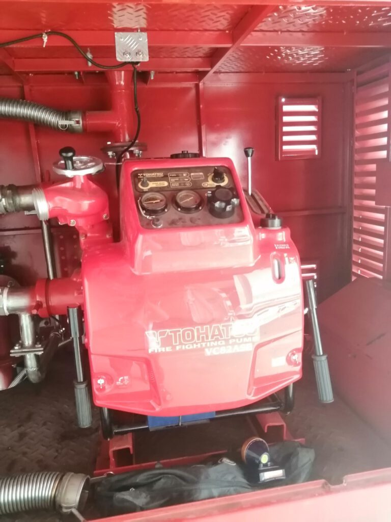 máy bơm chữa cháy động cơ xăng