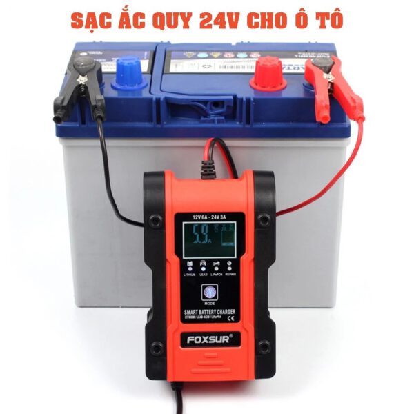 Máy sạc bình ắc quy ô tô 24v