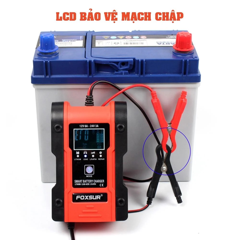 Máy sạc bình ắc quy ô tô 24v